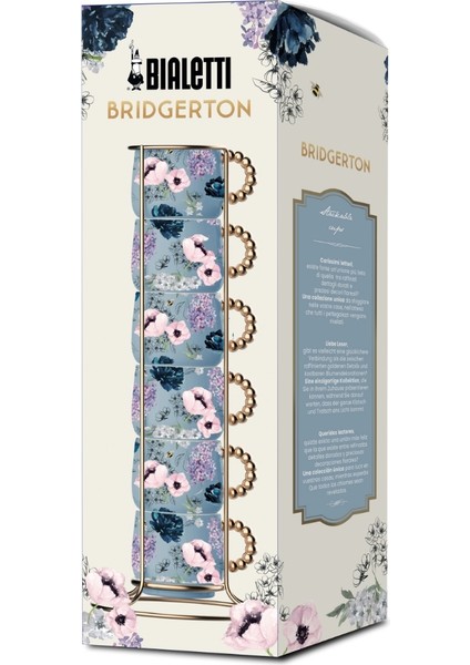 Bridgerton Set 6'lı Stackable Espresso Fincan Seti