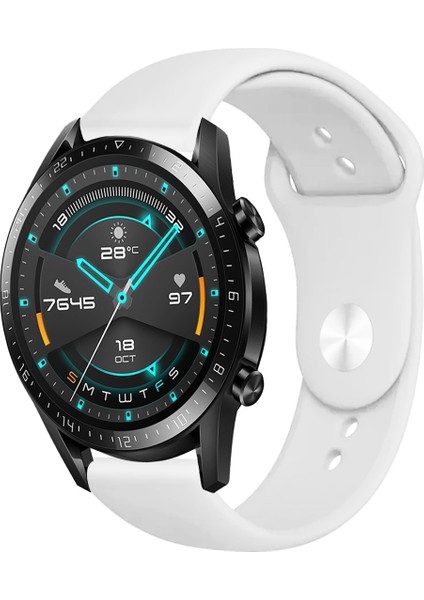 Huawei Watch Gt2 46MM Akıllı Saat Uyumlu Yumuşak Dokulu Silikon Kordon Kayış