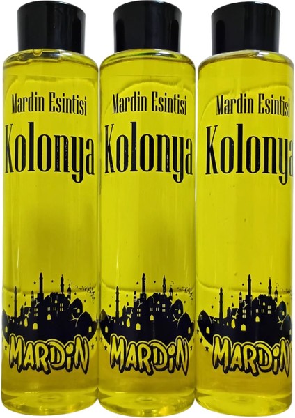 Mardin Esintisi Kolonya 400 ml 4 Adet (Bıttım, Nergis,safran Bitki Özlü)