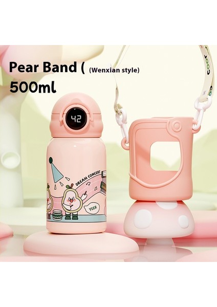 316 Paslanmaz Çelik Pipetli Dak Sevimli Paslanmaz Çelik Karikatür Taşınabilir Dak (Yurt Dışından)