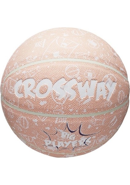 Crossway No. 7 Pu Basketbol Grafiti Tarzı Kaplama Iç ve Dış Mekan Eğitim Basketbol Okulu Pompa Gönder (Yurt Dışından)