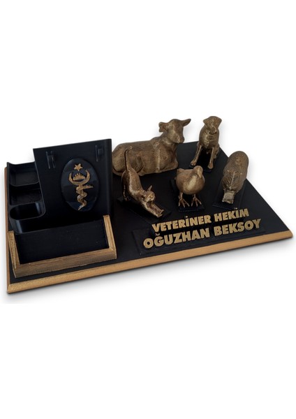 Kişiye Özel Masaüstü Isimlik ve Kartvizitlik Veteriner Hekim, Evlilik Yıl Dönümü Hediyesi, Ofis Hediye, Doğum Günü Hediyesi indirimleri