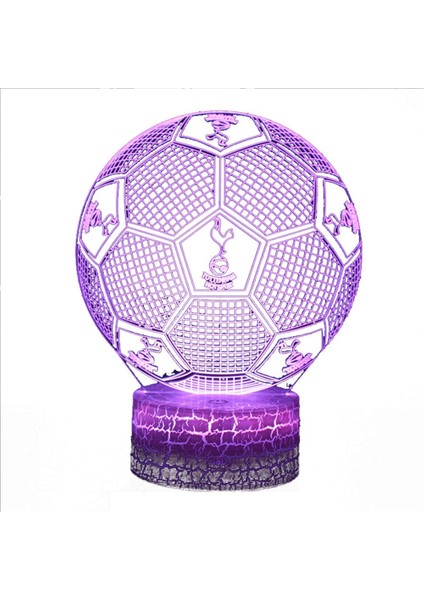 Dünya Kupası Anıtası 3D Futbol Gece Işıkları Yatak Odası Yatak Farları Hayranlar Hediye Koleksiyonu (Yurt Dışından)