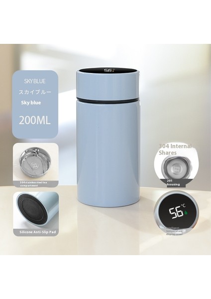 Paslanmaz Çelik Yalıtımlı Kupa Mini Cep Kupa Akıllı Ekran Kupa (Yurt Dışından)