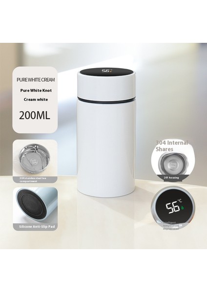 Paslanmaz Çelik Yalıtımlı Kupa Mini Cep Kupa Akıllı Ekran Kupa (Yurt Dışından)