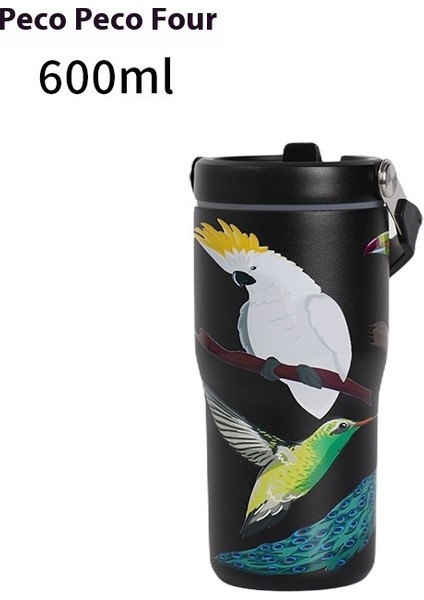 Karikatür Desenli Paslanmaz Çelik Yalıtımlı Kupa (Yurt Dışından)