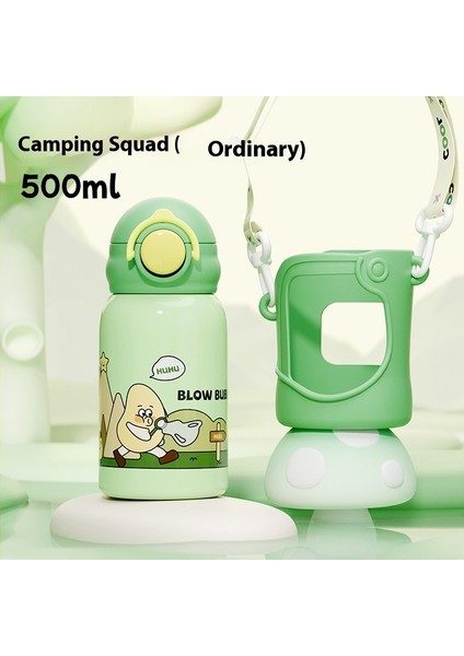 316 Paslanmaz Çelik Pipetli Dak Sevimli Paslanmaz Çelik Karikatür Taşınabilir Dak (Yurt Dışından)