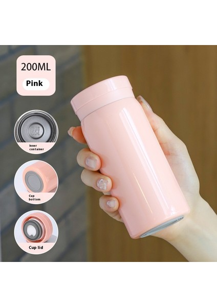 Paslanmaz Çelik Yalıtımlı Kupa Mini Cep Kupa Akıllı Ekran Kupa (Yurt Dışından)