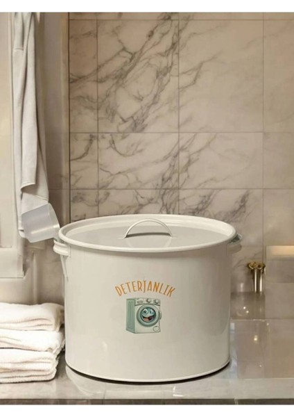 Metal Bölmeli Metal Kapaklı Ölçekli Deterjanlık, Toz Deterjanlık, Banyo Deterjanlık fiyatları