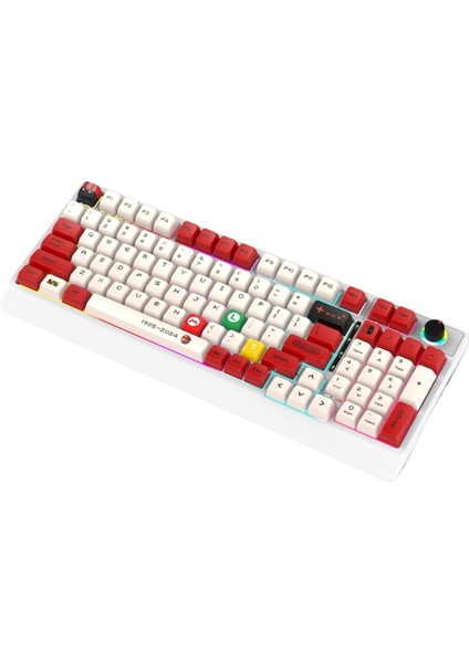 Game K98 Gerçek Mekanik Klavye Mavi Eksen Kırmızı Eksen Kablolu Iki Renkli Enjeksiyon Süblimasyon Tuş Başlıkları Oyun Çevre Birimleri (Yurt Dışından)