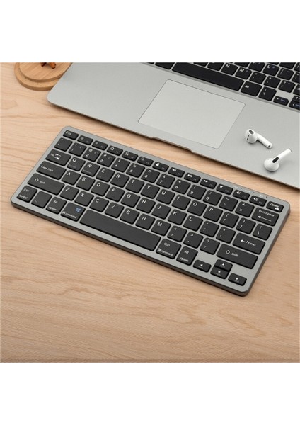 Kablosuz Klavye Bluetooth Şarj Modeli Sessiz Dizüstü Bilgisayar Özel Ofis (Yurt Dışından)
