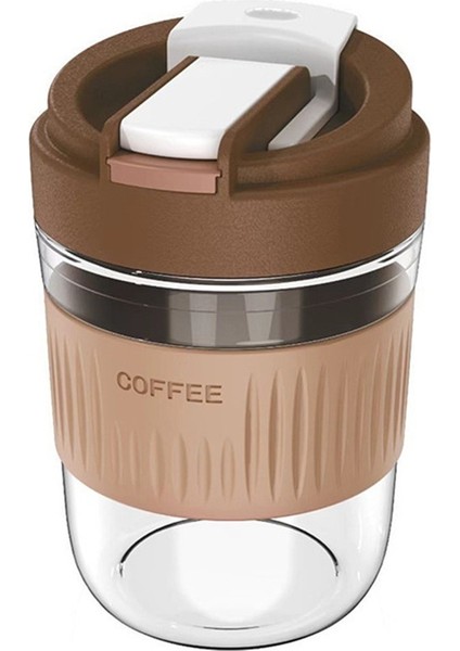 2025 Pipetli Çift Içme Bardağı Kahve Bardağı Taşınabilir Su Bardağı Cam Yüksek Değerli Süt Bardağı (Yurt Dışından)