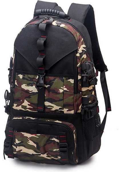 Büyük Kapasiteli Sırt Çantası Seyahat Sırt Çantası Eğlence Spor Tarzı Açık Hava Bagaj Çantası Dağcılık Çantası Su Geçirmez Okul Çantası (Yurt Dışından)