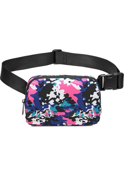 2025 Yeni Stil Bel Çantası Naylon Su Geçirmez Göğüs Çantası Açık Hava Sporları Koşu Cep Telefonu Çantası Çok Yönlü Çapraz Askılı Seyahat Temel (Yurt Dışından)