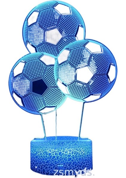 Futbol Şekili Gece Işıkları Akıllı Dokunmatik Işık Kaldırma Erkek Arkadaş Hatıraları (Yurt Dışından)