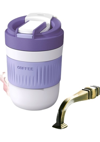 Pipetli Çift Içme Bardağı Kahve Bardağı Taşınabilir Su Bardağı Cam Bardak Yüksek Değerli Süt Bardağı (Yurt Dışından)