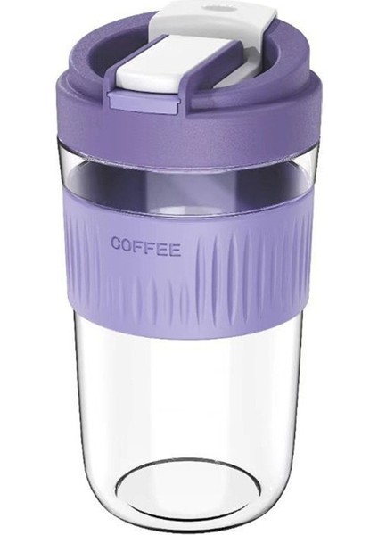 2025 Pipetli Çift Içme Bardağı Kahve Bardağı Taşınabilir Su Bardağı Cam Yüksek Değerli Süt Bardağı (Yurt Dışından)