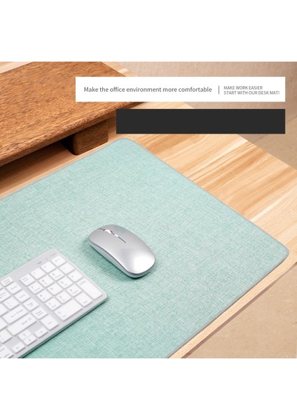 Mouse Pad Büyük Boy Ofis Masası Dizüstü Bilgisayar Klavyesi Pamuk ve Keten Yazı Masası Pedi Büyük Basit Üst Düzey (Yurt Dışından)