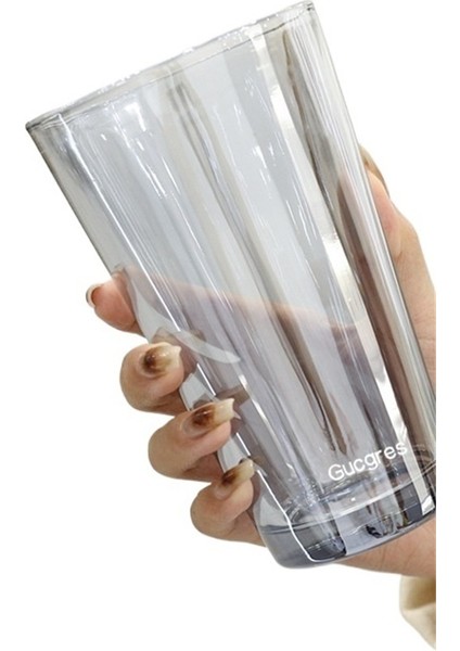 2025 Northern Lights Cam Bardak Pipet Ev Öğrenci Pipet Bardak Taşınabilir Internet Ünlü Niş Yüksek Değerli Içme Bardak (Yurt Dışından)