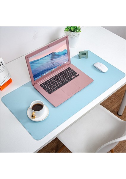 2025 Deri Mouse Pad Bilgisayar Süper Büyük Kir Tutmaz Yemek Masası Yan Masa Tezgah Yüzeyi Pedi Iki Renkli Çalışma Masası Pedi (Yurt Dışından)