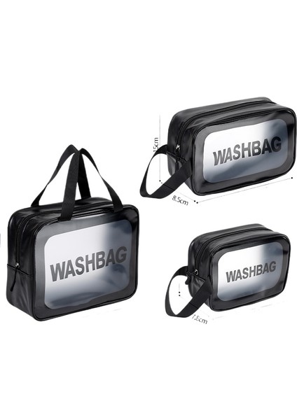 Seyahat Saklama Kozmetik Çantası Su Geçirmez Şeffaf Kozmetik Çantası (Yurt Dışından)