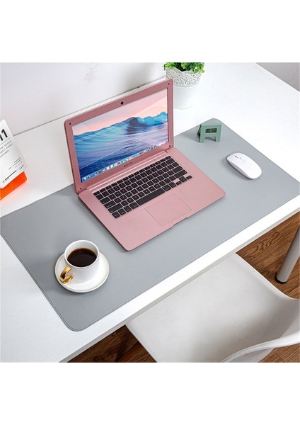 2025 Deri Mouse Pad Bilgisayar Süper Büyük Kir Tutmaz Yemek Masası Yan Masa Tezgah Yüzeyi Pedi Iki Renkli Çalışma Masası Pedi (Yurt Dışından)