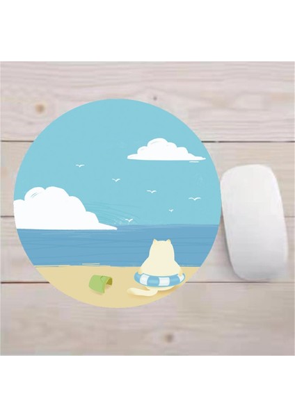 Küçük Çizgi Film Sevimli Kaymaz Oyun Fare Altlığı (Yurt Dışından)