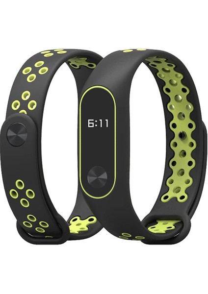 Xiaomi Band 2 Delikli Akıllı Bileklik Kayış KORDONU-(5775) - MRK9509-4039