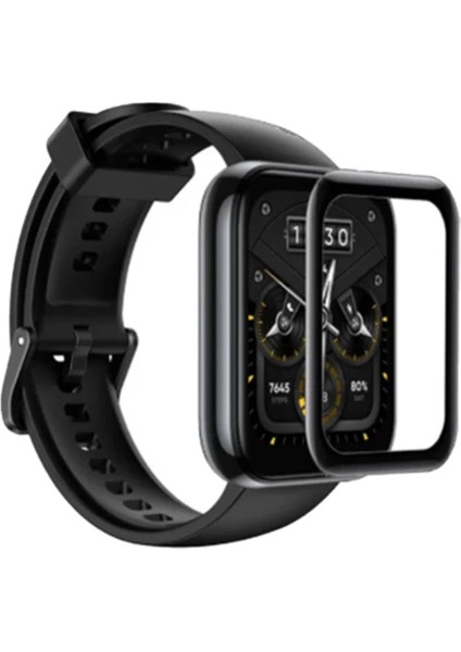 Oppo Realme Watch 2 Pro 3D Full Kaplama Ekran Koruyucu PET+PMMA-(5775) - MRK5828-1644