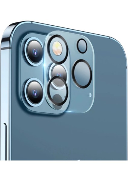 Ally Iphone 12 Pro 6.1 3D Full Tempered Glass Cam Kamera KORUYUCU-(5775) - MRK3554-3734