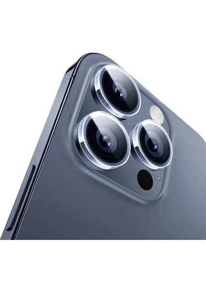 Baseus iPhone 15 Pro/15 Pro Max Için Sapphire Serisi Hd Cam Kamera KORUYUCU-(5775) - MRK7050-4434