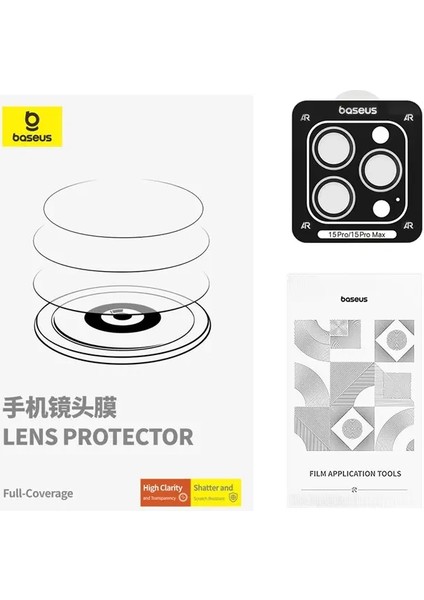 Baseus iPhone 15 Pro/15 Pro Max Için Sapphire Serisi Hd Cam Kamera KORUYUCU-(5775) - MRK7050-4434 indirimleri