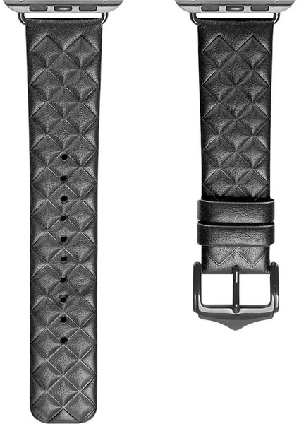 Dux Ducis Apple Watch 42/44/45MM Için Enland Serisi Premium Deri Kayış Kordon-(57 - MRK8838-7099