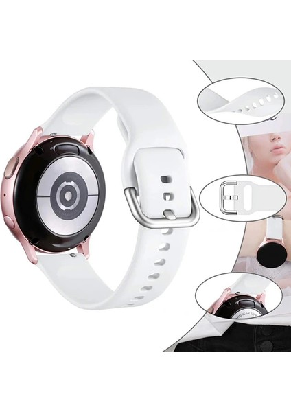 22MM Gear S3 Watch 4 -Gt2 GT2E 46MM Kayış Kordon SILIKON-(5775) - MRK2791-6828 fırsatları