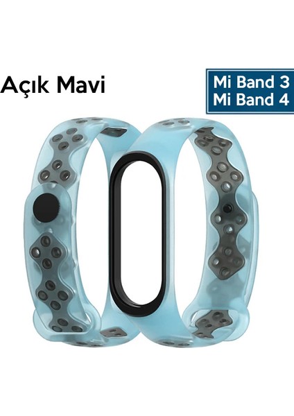 Mijobs Xiaomi Mi Band 4-3 Delikli Bileklik Kayış KORDON-(5775) - MRK4313-1185