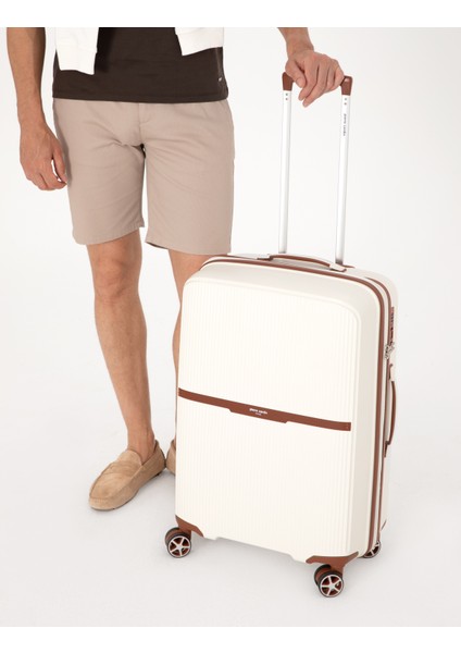 Erkek Bej Orta Boy Valiz 50312937-VR011 fiyatları