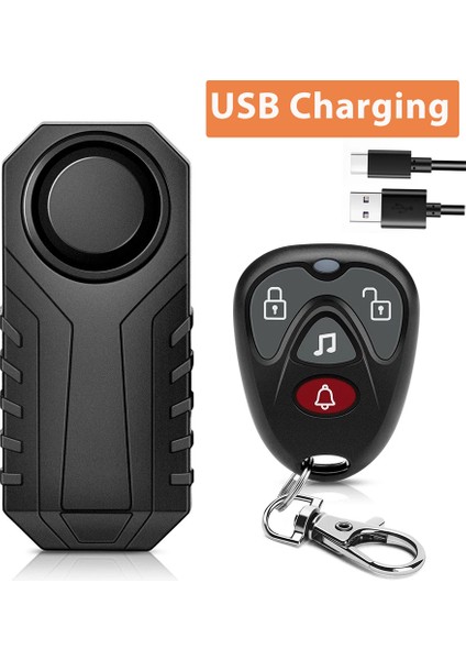 Extractme Motosiklet Hırsız Alarmı Uzaktan Kumanda ile 113DB Kablosuz Su Geçirmez Araba Elektrikli Bisiklet Güvenlik Anti Kayıp Alarm (Yurt Dışından)
