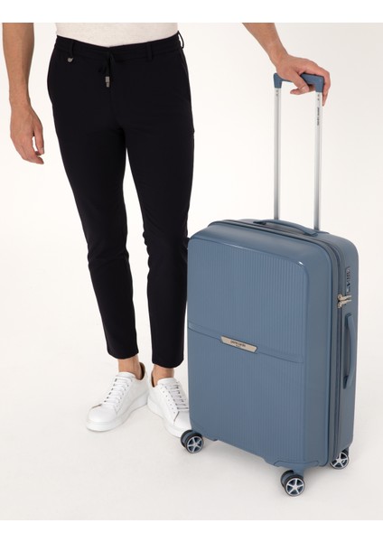 Erkek Mavi Orta Boy Valiz 50312937-VR036 fiyatları