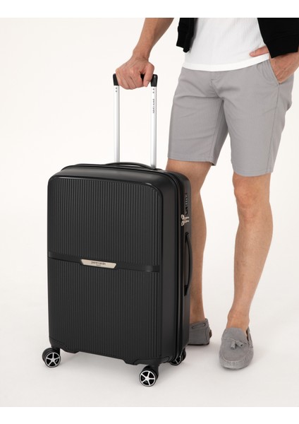 Erkek Siyah Orta Boy Valiz 50312937-VR046 fiyatları