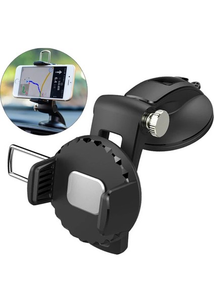 Ally 360 Dönebilen Torpido Üstü Vakumlu Araç Oto Telefon TUTUCU-(5775) - MRK9977-1935 fiyatları