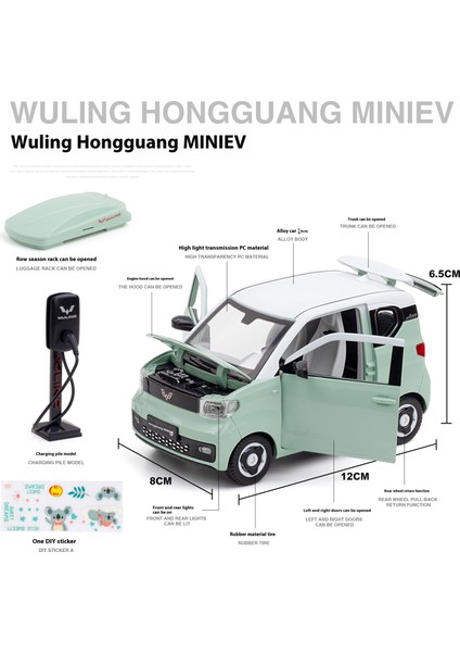1:32 Wuling Hongguang Mini Alaşım Araba Diecast Model Ses ve Işık Geri Çekin Metal Oyuncak Araba Dekorasyon Süsler Çocuk Oyuncakları (Yurt Dışından) fırsatları