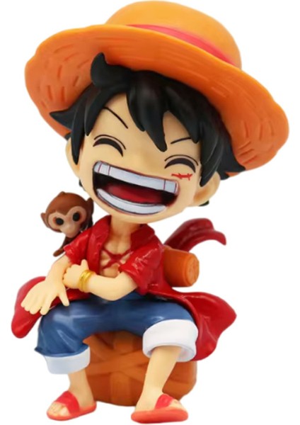 13 cm Anime Figürü Tek Parça Maymun D Luffy Roronoa Zoro Kawaii Oyuncaklar Q Figural Nendoroid Araba Dekorasyon Pvc Modeli Hediye (Yurt Dışından)
