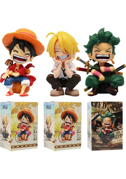13 cm Anime Figürü Tek Parça Maymun D Luffy Roronoa Zoro Kawaii Oyuncaklar Q Figural Nendoroid Araba Dekorasyon Pvc Modeli Hediye (Yurt Dışından) fiyatları