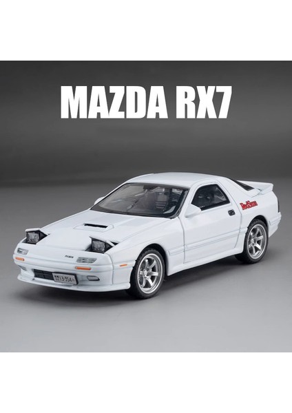 1:32 Mazda Rx7 AE86 Jdm Mazda Mx5 Araba Modeli Alaşım Araba Kalıp Döküm Oyuncak Araba Modeli Ses ve Işık Çocuk Oyuncak Koleksiyon (Yurt Dışından) modelleri