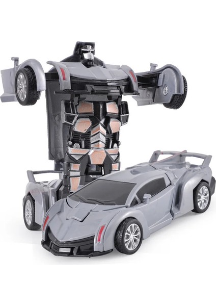 Şekil Değiştiren Oyuncak Araba Atalet Darbe Tek Tuşla Şekil Değiştiren Çocuk Bulmaca Çarpışma Şekil Değiştiren Autobot Robot (Yurt Dışından)