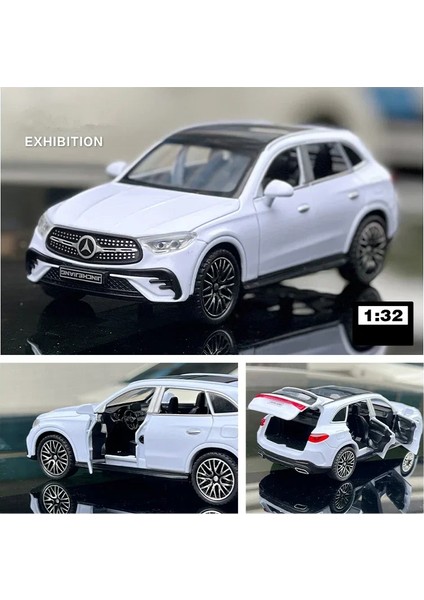 1:32 Benzs Glc 400E Suv Alaşım Araba Modeli Döküm Metal Oyuncak Araç Araba Modeli Simülasyon Ses ve Işık Koleksiyonu Çocuk Hediye (Yurt Dışından)