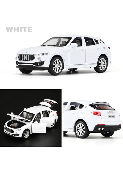 1:32 Maserati Levante Alaşım Araba Modeli Diecast ve Oyuncak Araçlar Metal Araba Modeli Simülasyon Ses ve Işık Koleksiyonu Çocuk Oyuncak Hediye (Yurt Dışından)