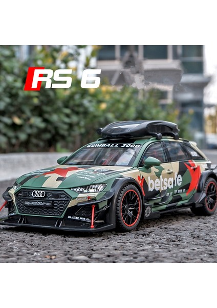 1/24 Audi Rs6 Alaşım Avant Station Wagon Araba Modeli Dietoy Metal Oyuncak Parça Spor Araba Modeli Simülasyon Ses ve Işık Çocuklar Hediye (Yurt Dışından) fiyatları