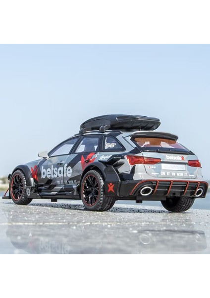 1/24 Audi Rs6 Alaşım Avant Station Wagon Araba Modeli Dietoy Metal Oyuncak Parça Spor Araba Modeli Simülasyon Ses ve Işık Çocuklar Hediye (Yurt Dışından) fırsatları