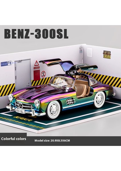 Klasik 1:24 Mercedes-Benz 300SL Elektroliz Versiyonu Alaşım Araba Döküm Metal Modeli Toplamak Hobi Modeli Süsler Erkekler Için Hediye (Yurt Dışından) modelleri
